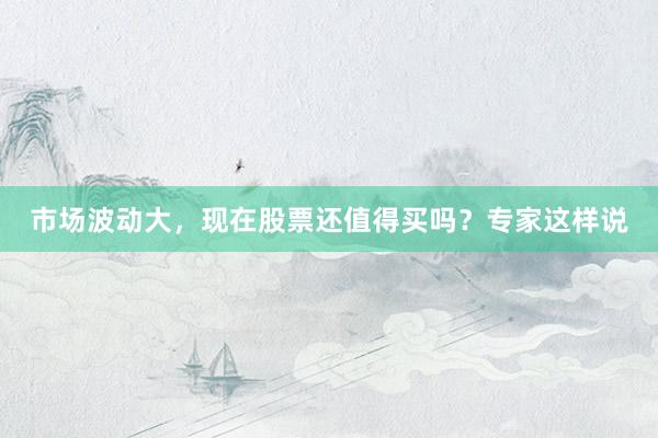 市场波动大，现在股票还值得买吗？专家这样说